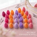 Kit Blend Perfeito | Esponjas de Maquiagem Profissionais (6, 12 ou 24 Unidades)