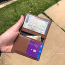 Carteira Slim Minimalista para CNH e Cartões | Compacta e Elegante