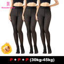 ROMANTIC CROWN Meia-Calça Térmica Forrada Peluciada Translúcida De Lã Quente Feminina Para Inverno