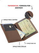 Carteira Pequena Minimalista CNH, Slim, Confortavél