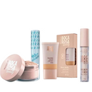 Kit Boca Rosa 4 Peças | Base + Corretivo + Pó Solto + Máscara de Cílios