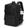 Mochila de Viagem Expansível 50L Impermeável com USB e Compartimento para Notebook