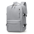 Mochila de Viagem Expansível 50L Impermeável com USB e Compartimento para Notebook