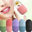 Cuidados Com A Pele Facial Desincha Contorno Ferramenta Bandejas De Cubos De Gelo De Silicone Bolas Do Rosto Massageador