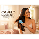 Escova Mágica Anti Frizz Beauty Flash com Cabo para Desembaraçar Cabelo Seco e Molhado