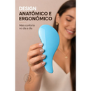 Escova Mágica Anti Frizz Beauty Flash com Cabo para Desembaraçar Cabelo Seco e Molhado