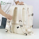 Mochila de Viagem Expansível 50L Impermeável com USB e Compartimento para Notebook