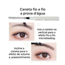 Caneta para Sobrancelhas Fio a Fio Microblading 24H à Prova d'Água | Efeito Natural